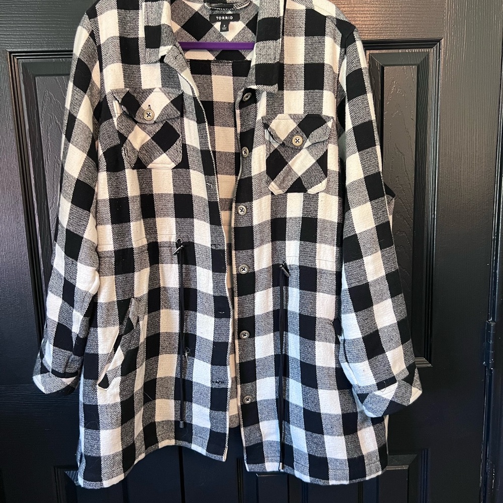Torrid Brushed Cotton Shackett